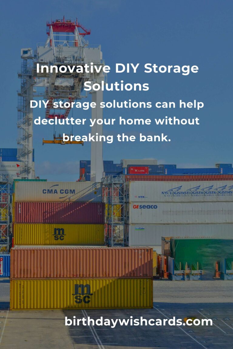 DIY Storage Solutions: Easy Projects for Beginners