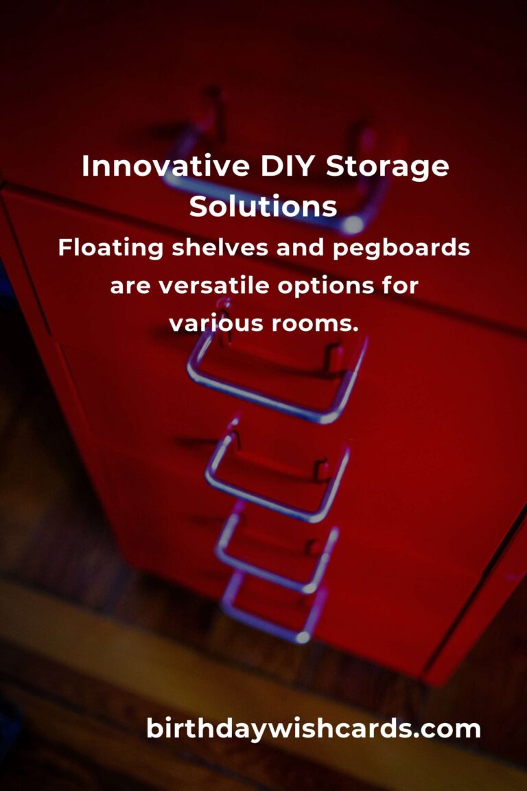 DIY Storage Solutions: Easy Projects for Beginners
