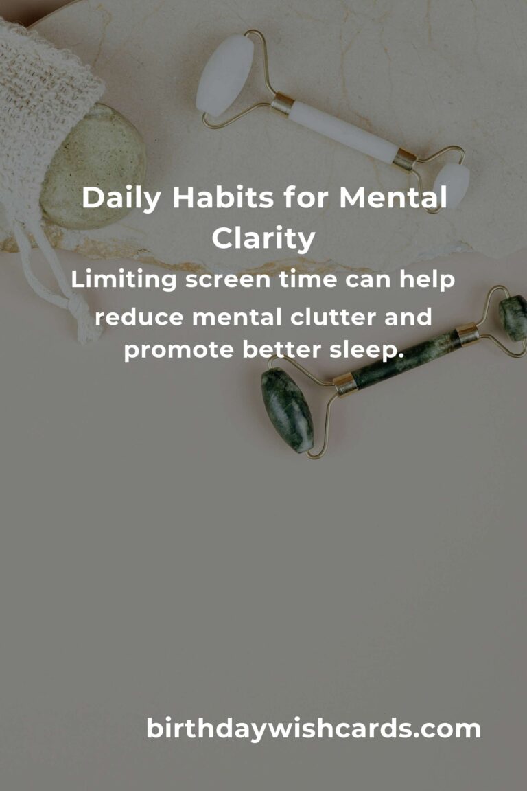 Daily Habits for Achieving Mental Clarity in La Paz