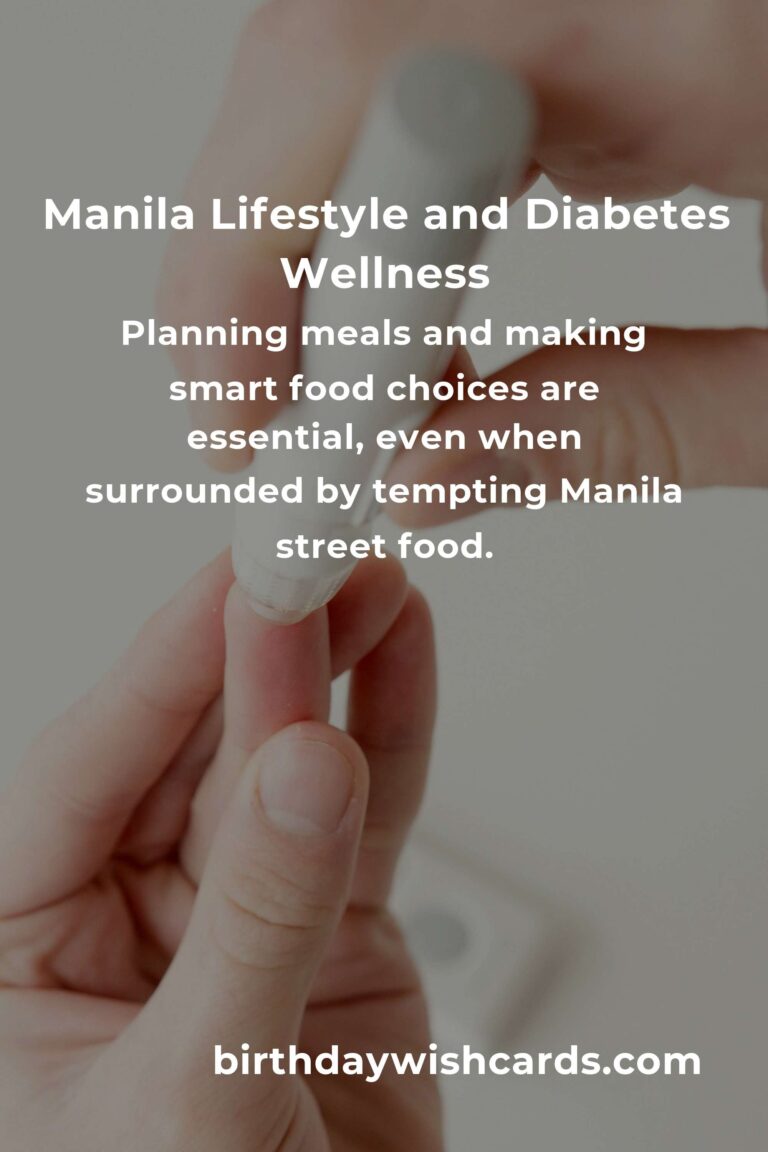 Daily Habits for Diabetes Management in Manila: Thrive in the City with Confidence