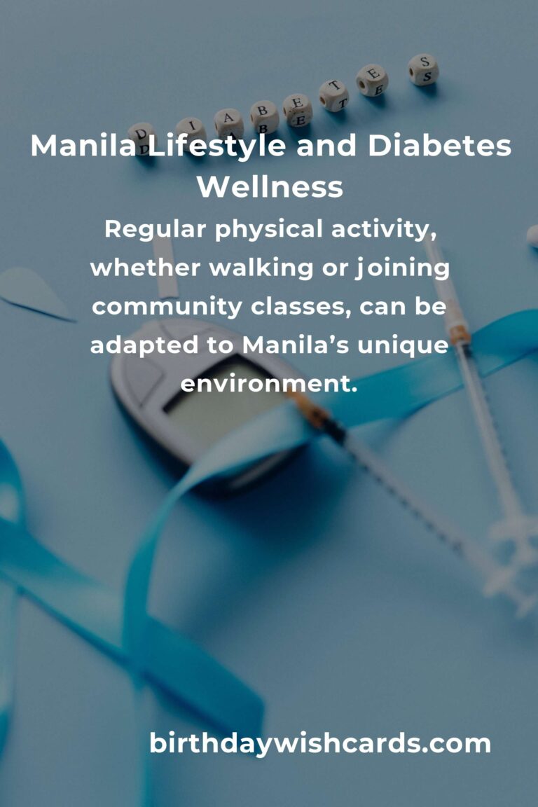 Daily Habits for Diabetes Management in Manila: Thrive in the City with Confidence