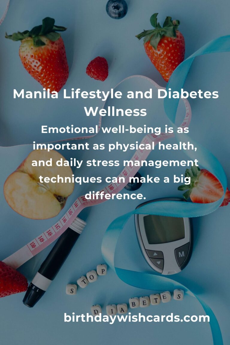 Daily Habits for Diabetes Management in Manila: Thrive in the City with Confidence