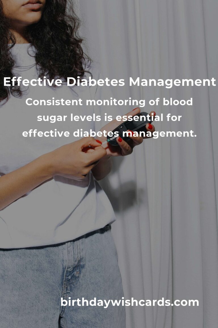 Daily Habits for Effective Diabetes Management