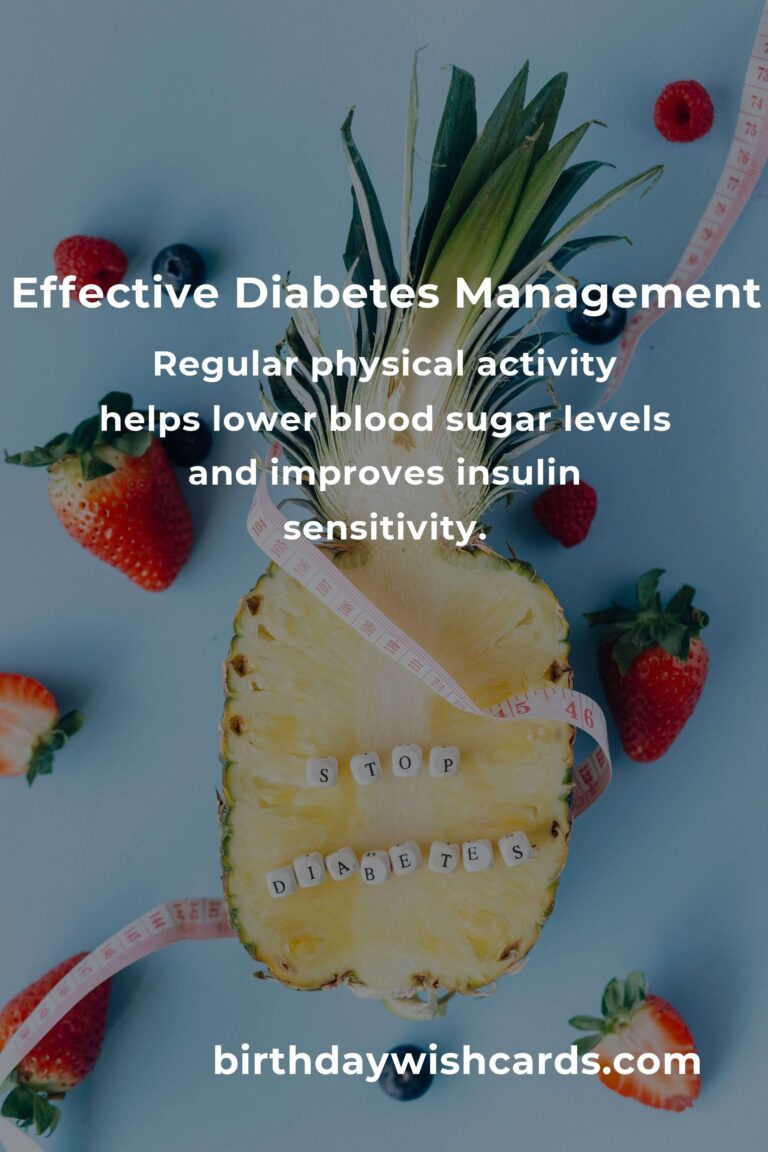 Daily Habits for Effective Diabetes Management