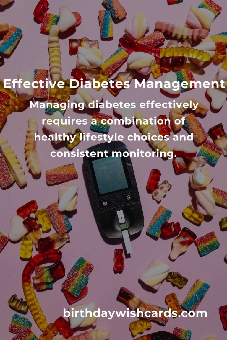 Daily Habits for Effective Diabetes Management
