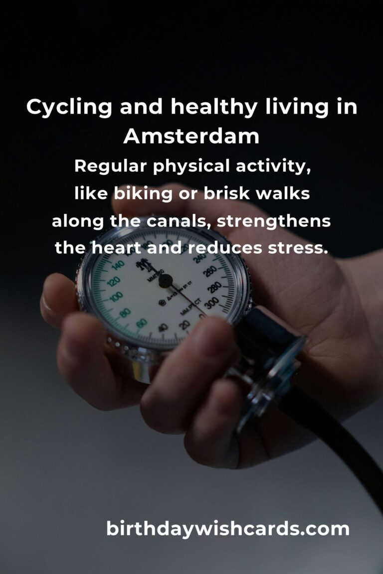 Daily Habits for Healthy Blood Pressure: Embracing Life in Amsterdam