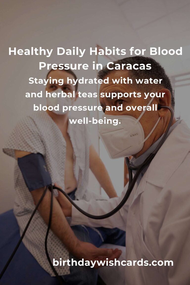 Daily Habits for Healthy Blood Pressure in Caracas: Embracing Wellness in the Heart of Venezuela