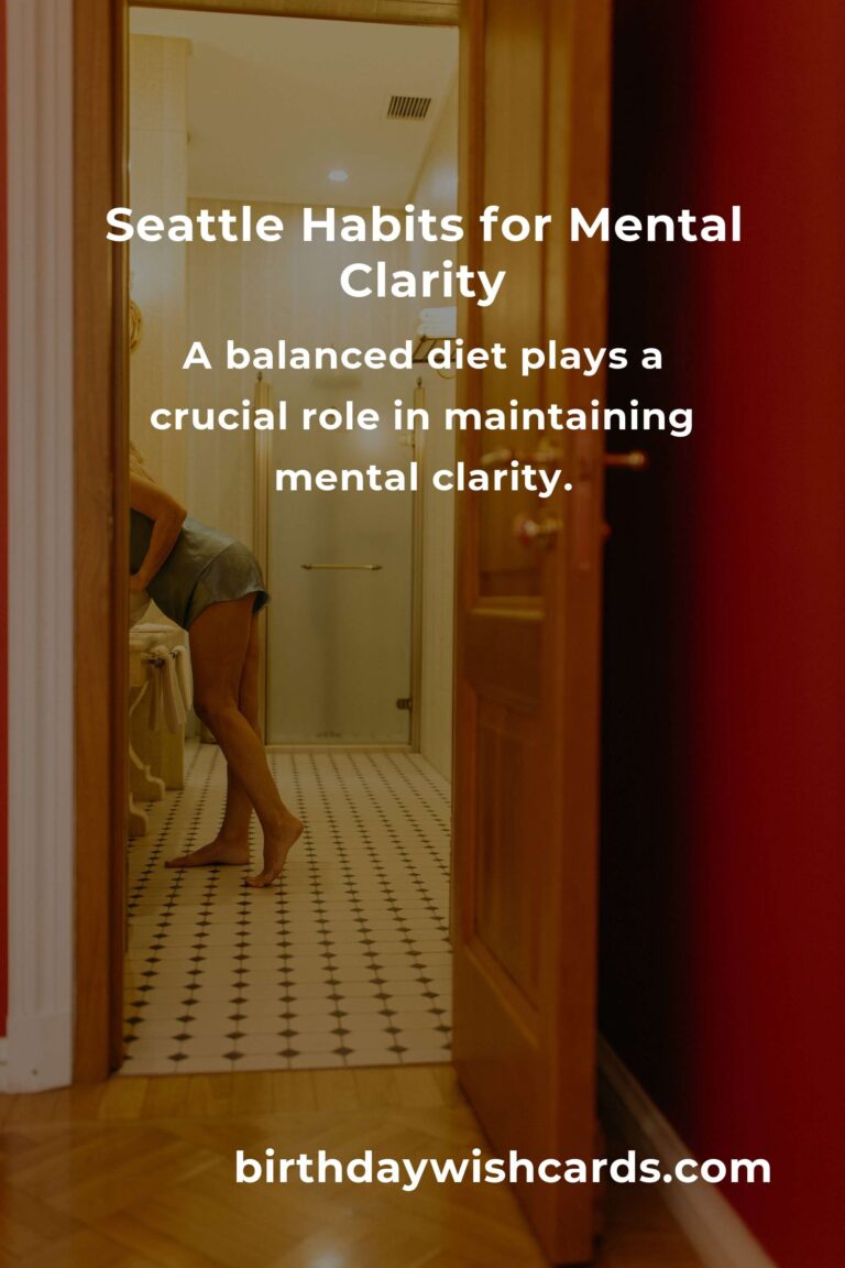 Daily Habits for Mental Clarity in Seattle