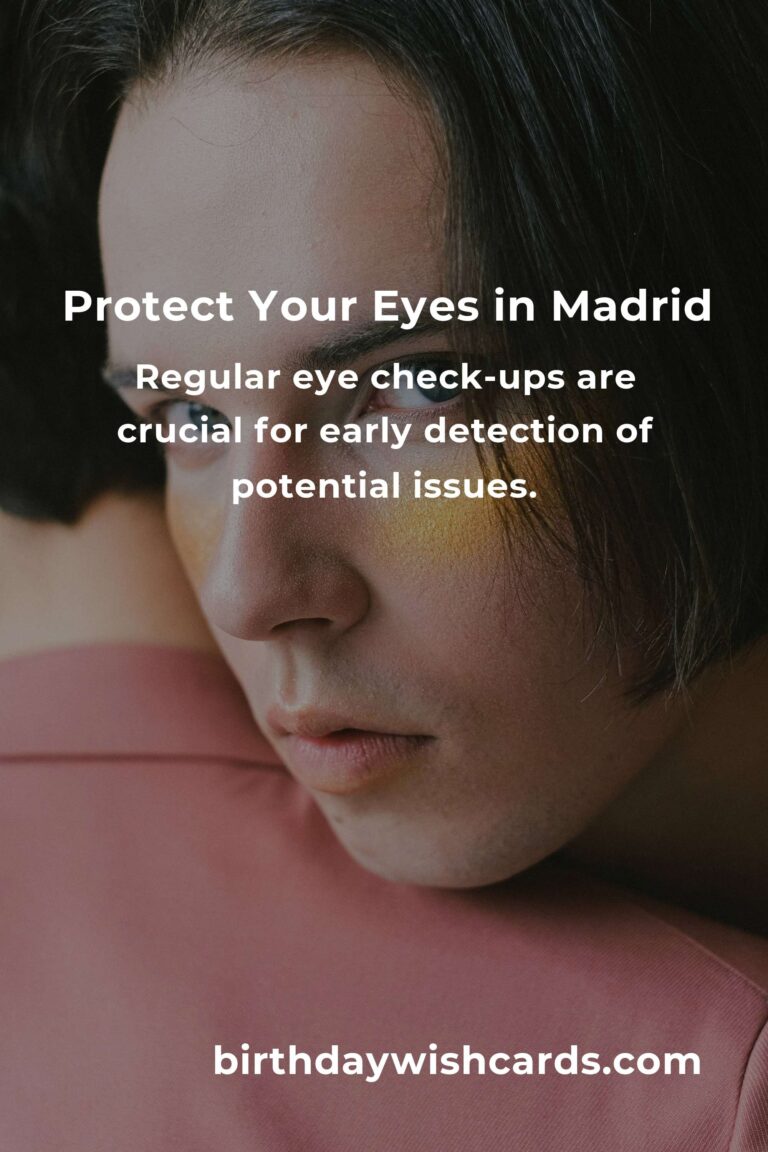 Daily Habits for Optimal Eye Health in Madrid
