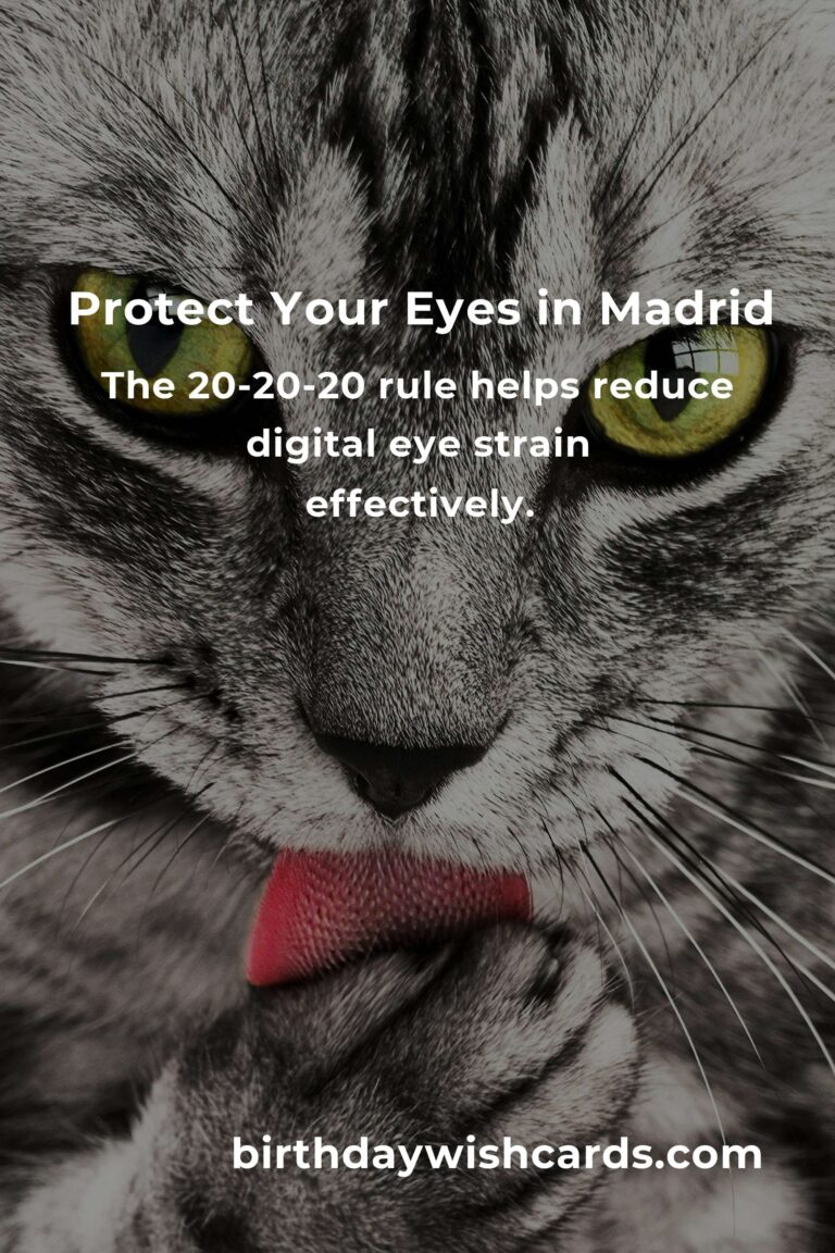 Daily Habits for Optimal Eye Health in Madrid