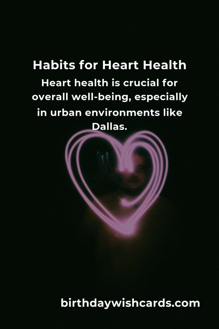 Daily Habits for Optimal Heart Health in Dallas