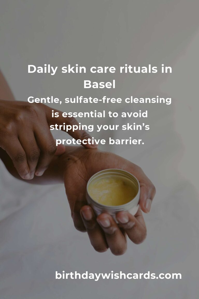 Daily Habits for Radiant Skin Care in Basel: Your Essential Guide to Glowing Skin