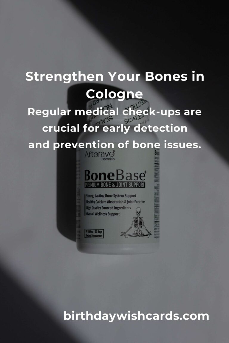 Daily Habits for Stronger Bones: A Cologne Resident’s Guide to Lifelong Health