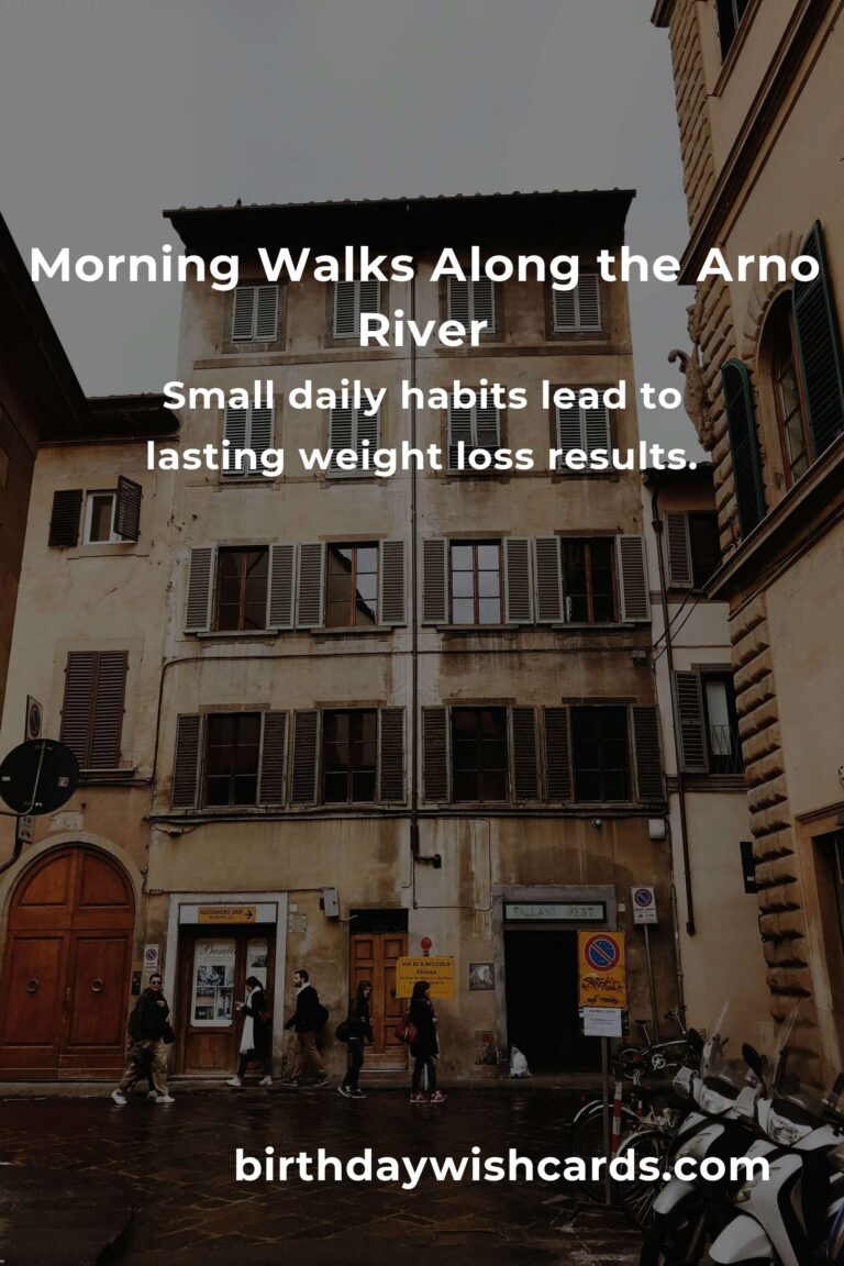 Daily Habits for Weight Loss in Florence: Embrace the Beauty, Empower Your Journey