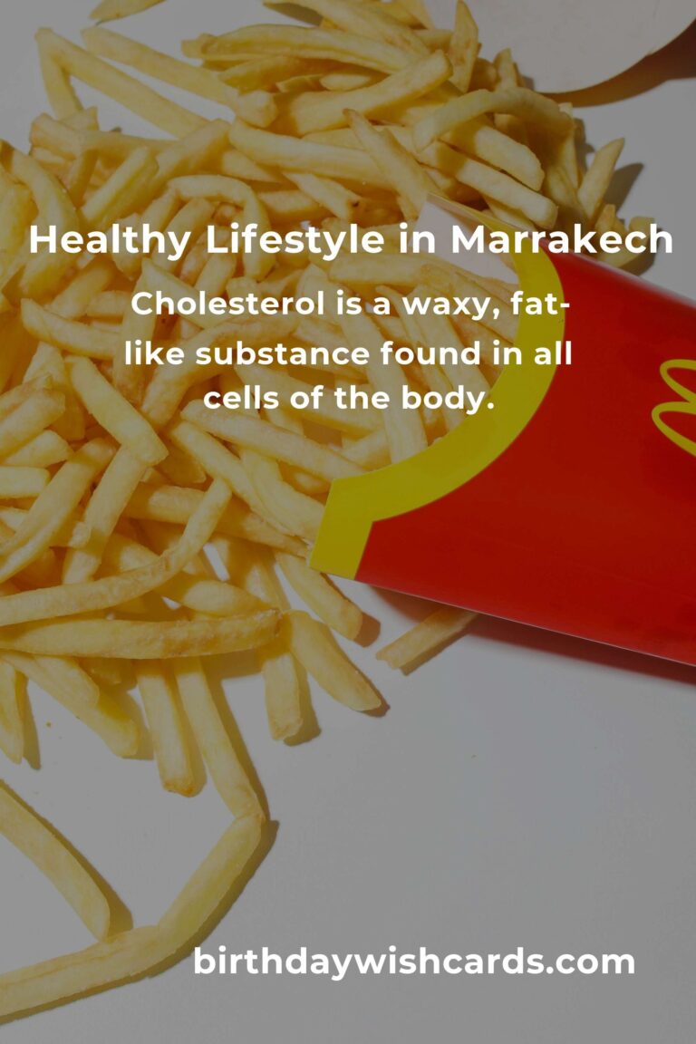 Daily Habits to Manage Cholesterol Levels in Marrakech
