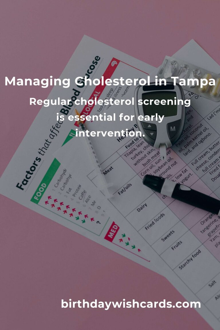 Daily Habits to Manage Cholesterol Levels in Tampa