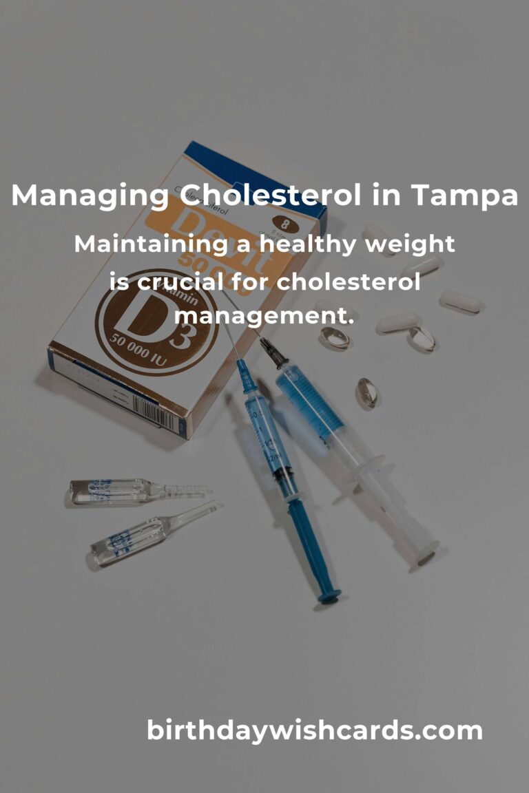 Daily Habits to Manage Cholesterol Levels in Tampa