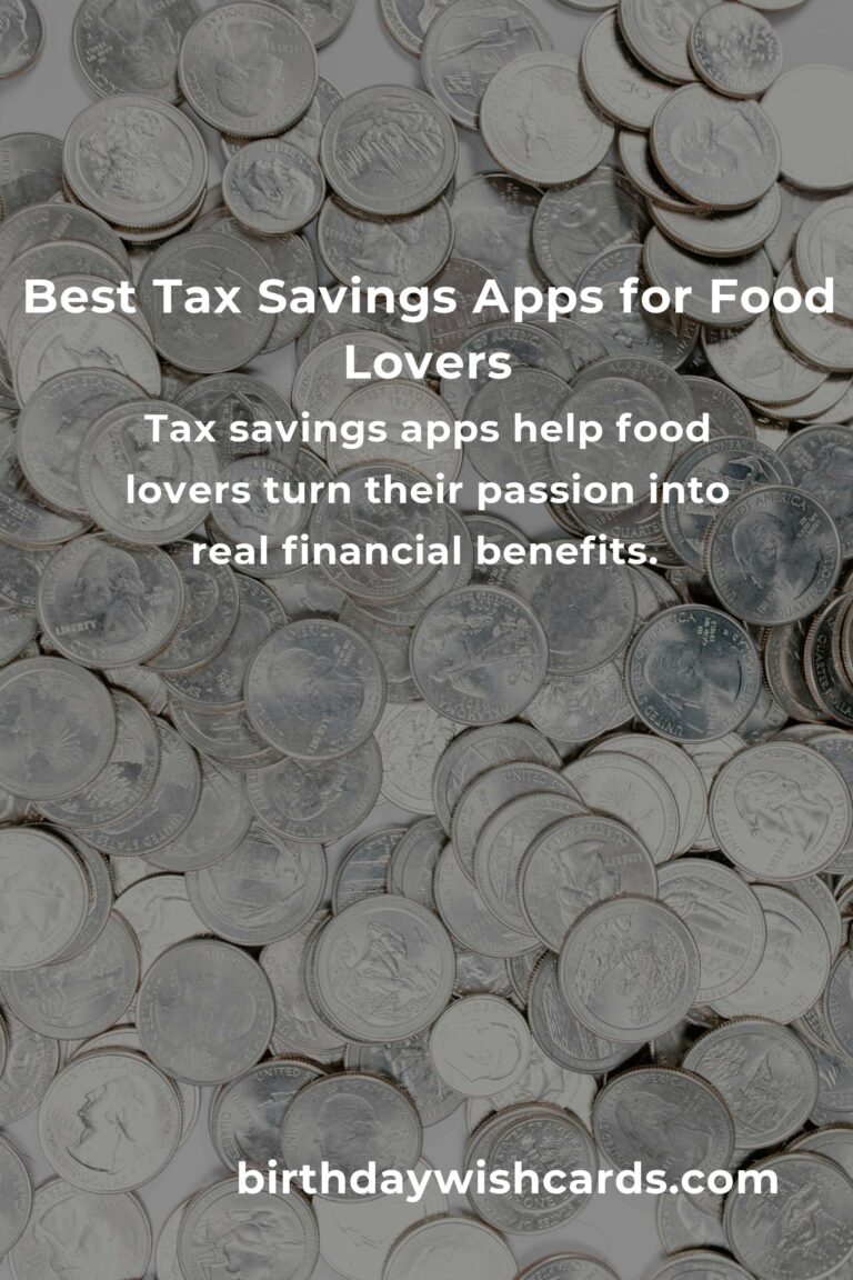Delicious Deductions: The Best Tax Savings Apps for Food Lovers in 2024