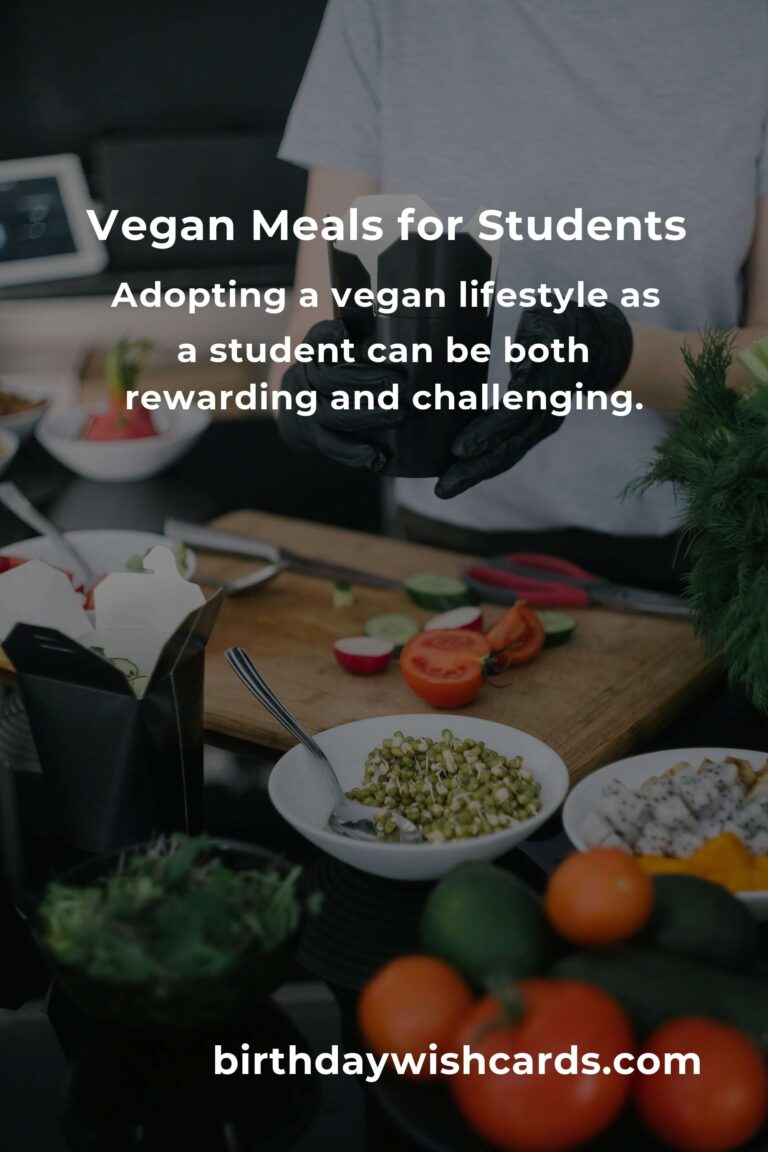 Delicious Vegan Meals for Students: A Complete Guide
