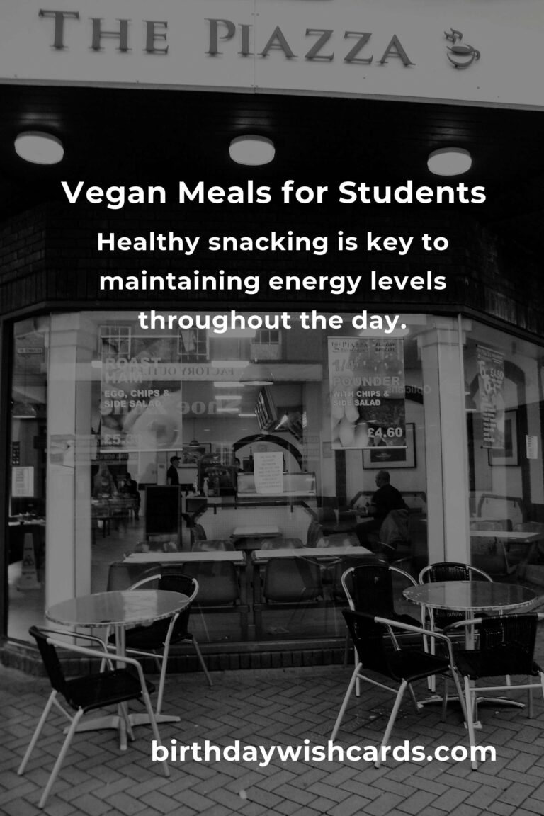 Delicious Vegan Meals for Students: A Complete Guide