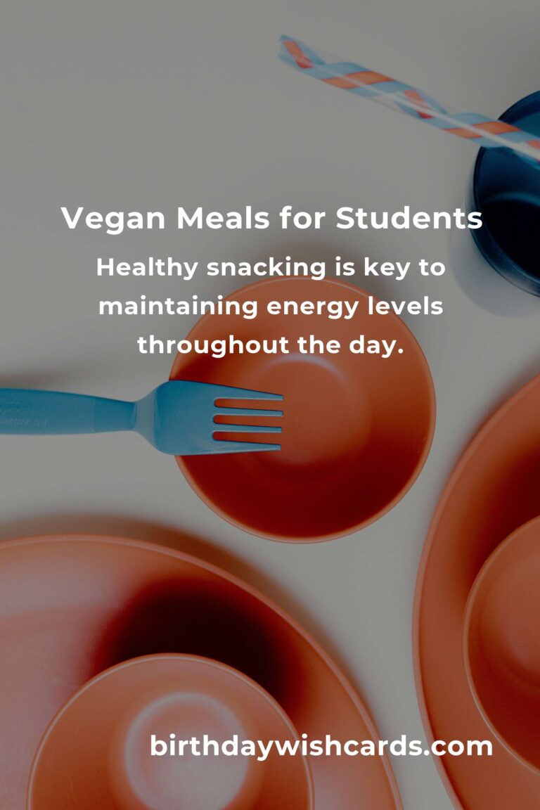 Delicious Vegan Meals for Students: A Complete Guide