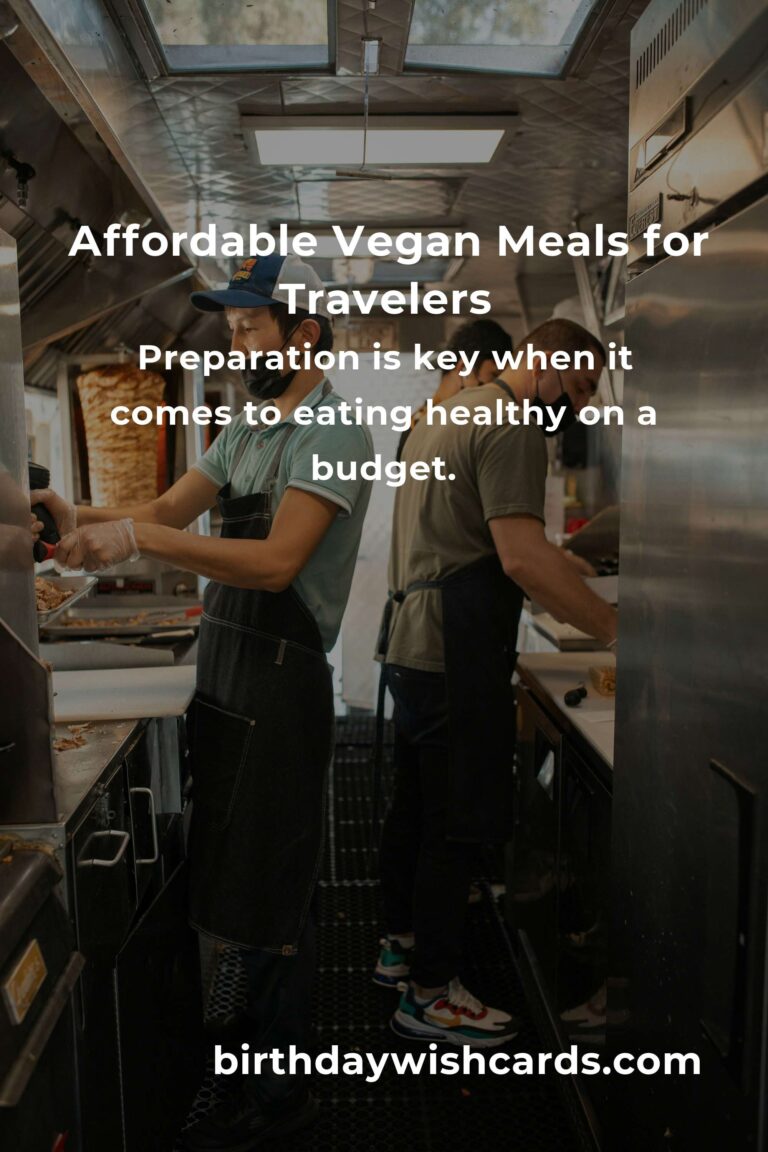 Delicious and Affordable Vegan Meals for Budget Travelers