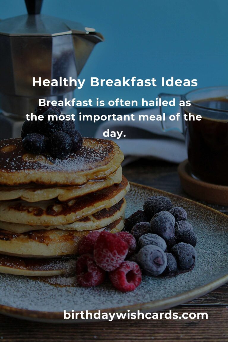 Delicious and Nutritious Healthy Breakfast Recipes for Food Lovers