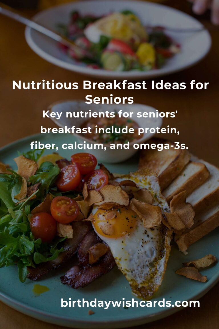 Delicious and Nutritious Healthy Breakfast Recipes for Seniors