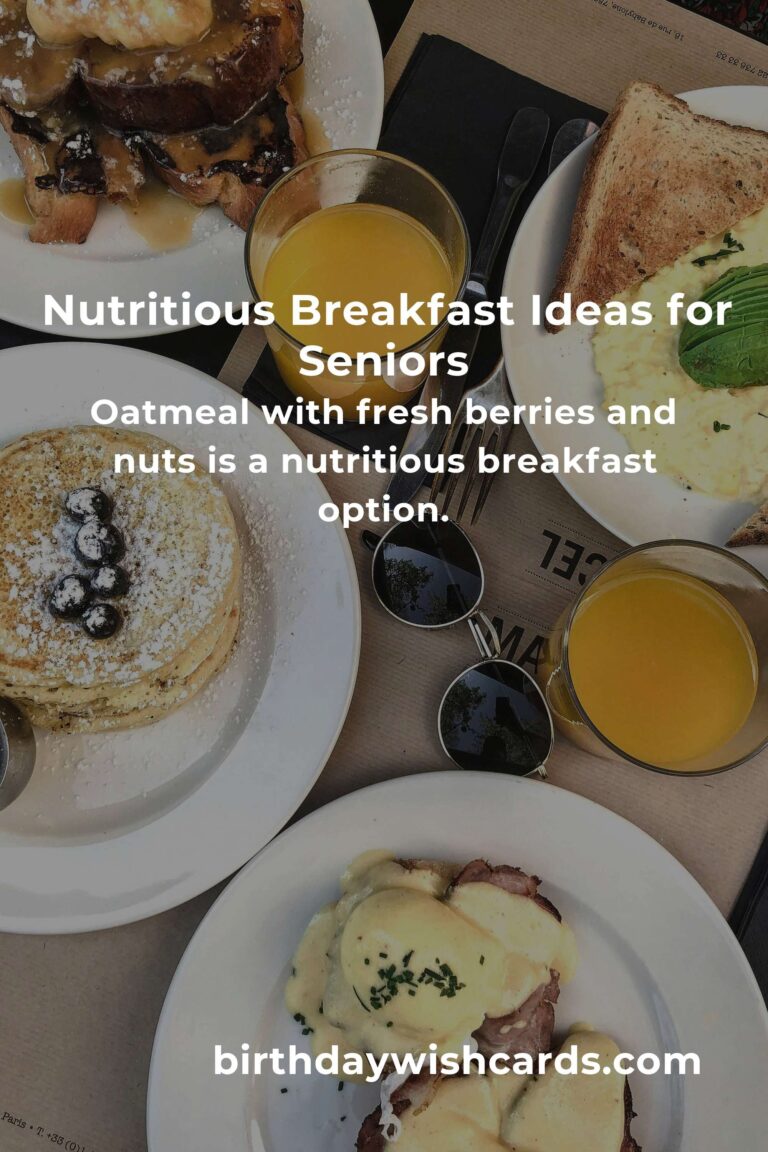 Delicious and Nutritious Healthy Breakfast Recipes for Seniors