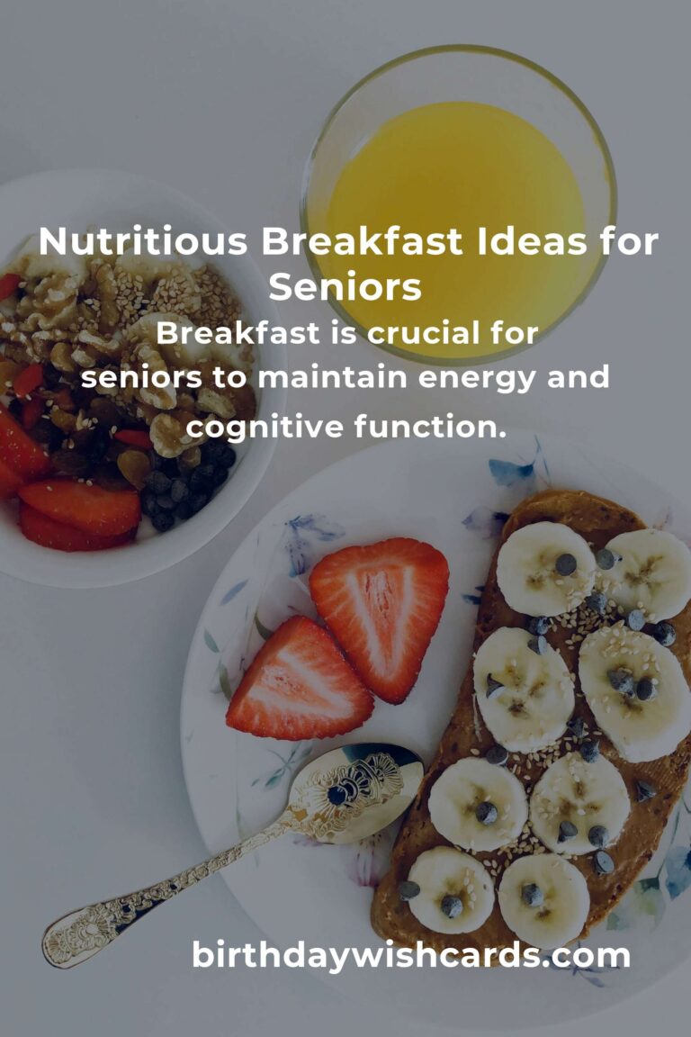 Delicious and Nutritious Healthy Breakfast Recipes for Seniors