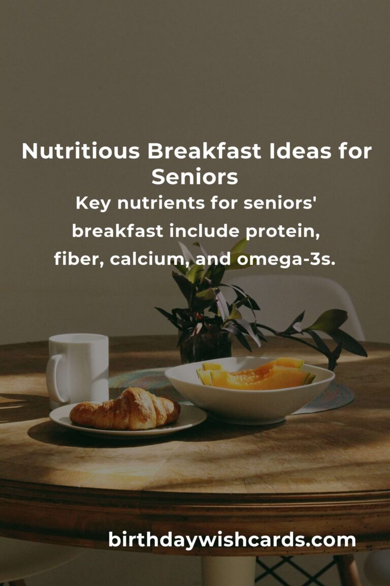 Delicious and Nutritious Healthy Breakfast Recipes for Seniors