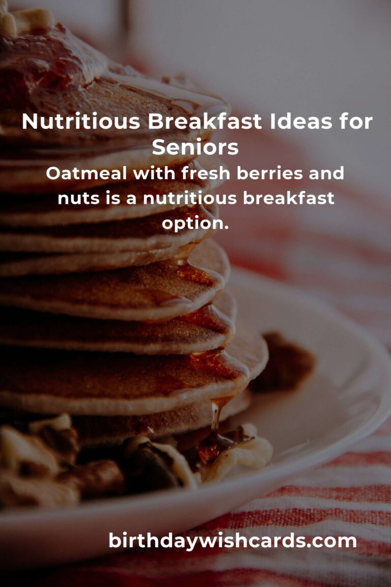 Delicious and Nutritious Healthy Breakfast Recipes for Seniors
