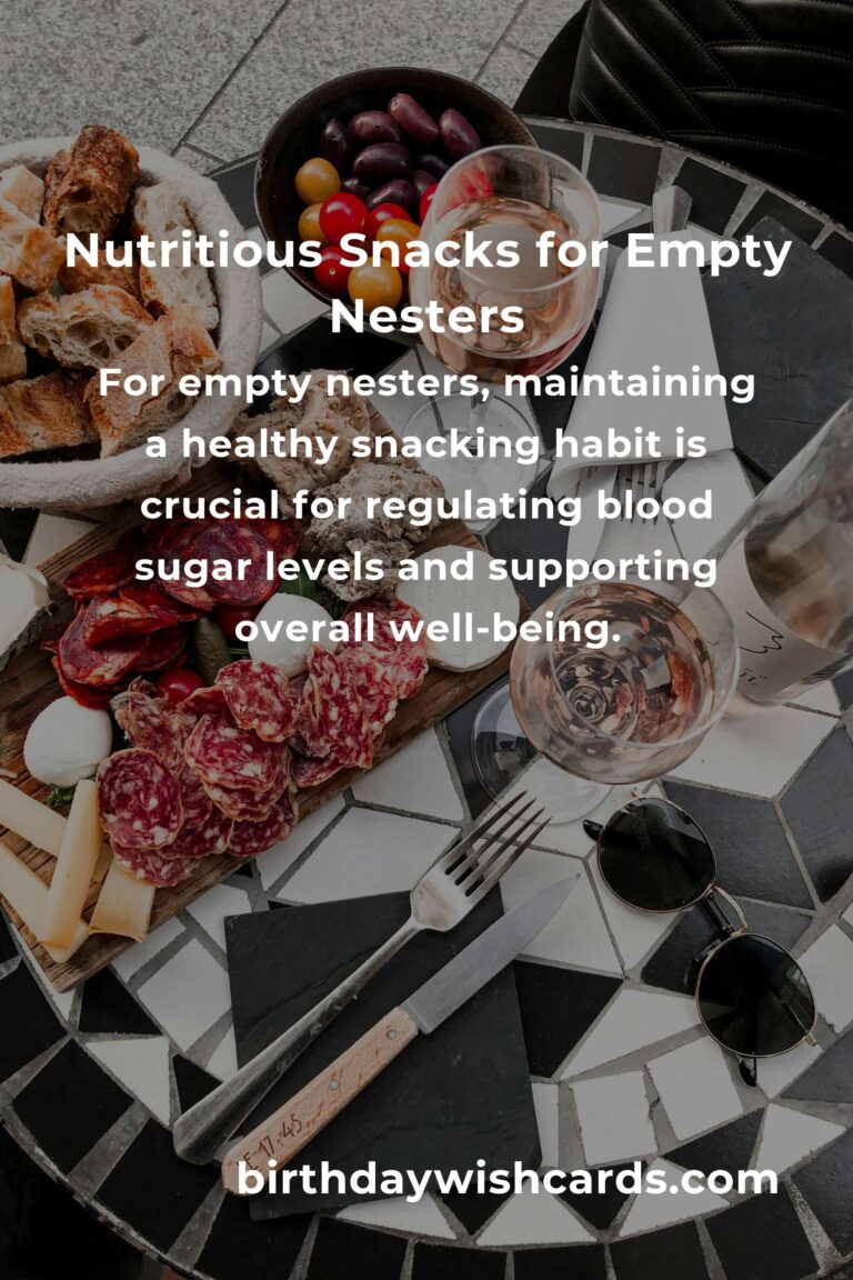 Delicious and Nutritious Healthy Snacks for Empty Nesters