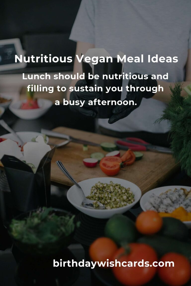 Delicious and Nutritious Healthy Vegan Meals for Professionals