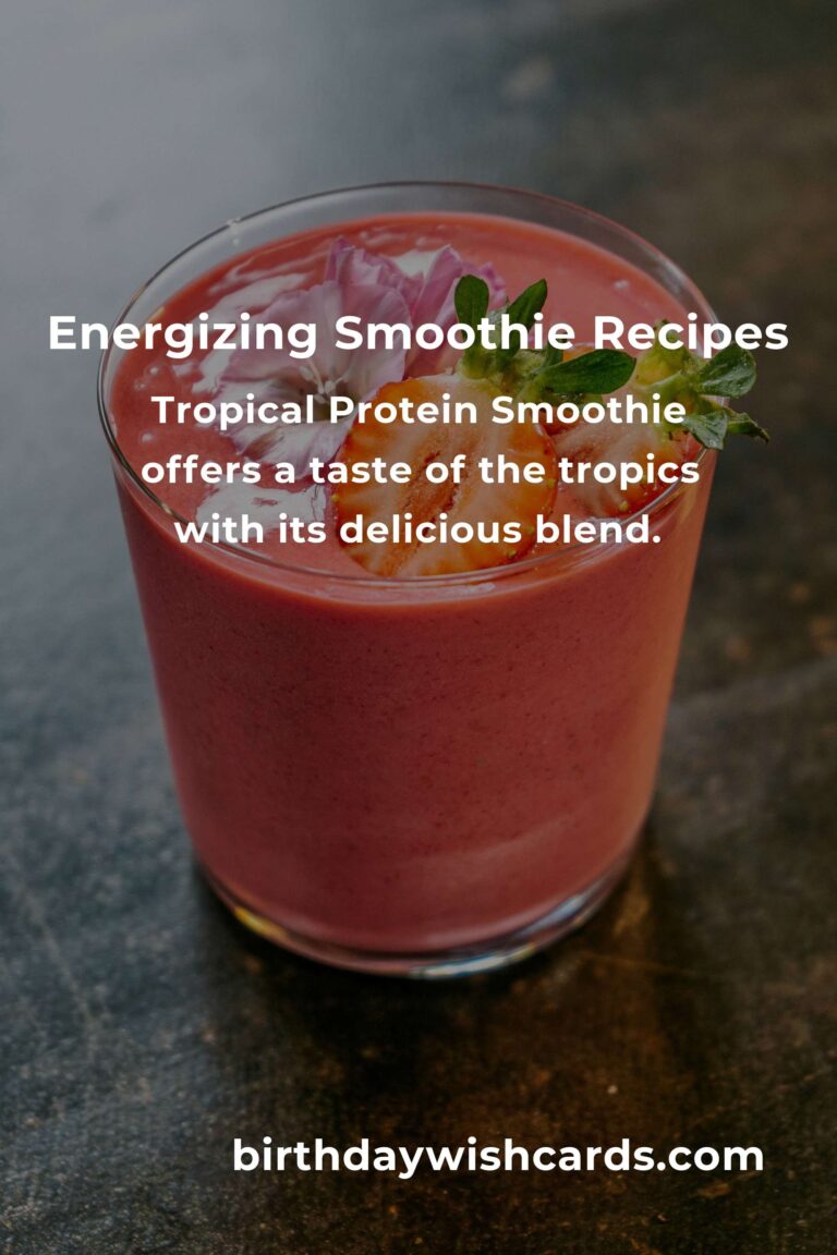 Delicious and Nutritious Smoothie Recipes for Fitness Enthusiasts