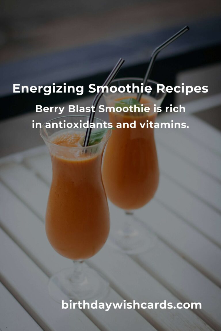 Delicious and Nutritious Smoothie Recipes for Fitness Enthusiasts