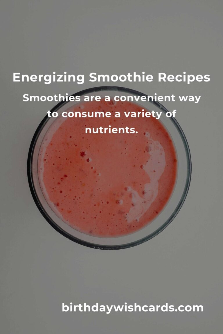 Delicious and Nutritious Smoothie Recipes for Fitness Enthusiasts