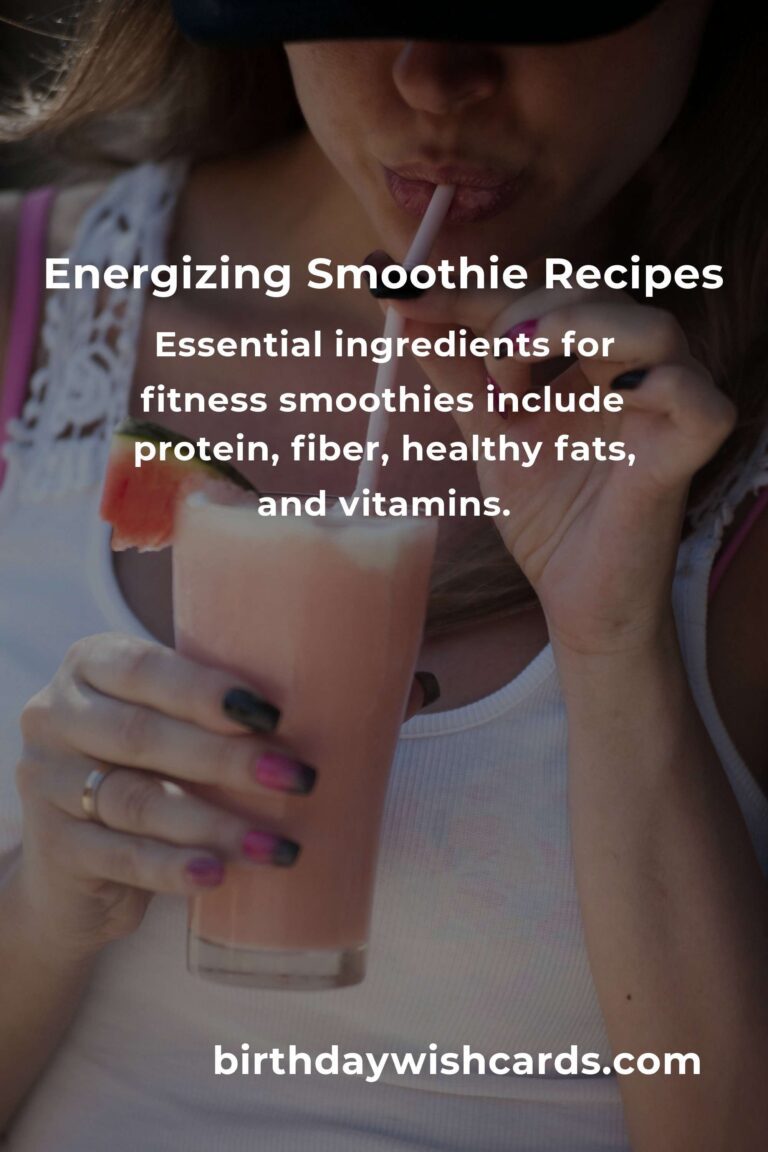 Delicious and Nutritious Smoothie Recipes for Fitness Enthusiasts