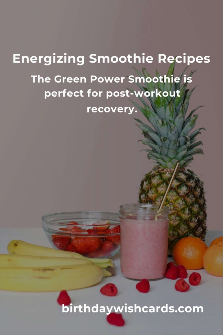 Delicious and Nutritious Smoothie Recipes for Fitness Enthusiasts