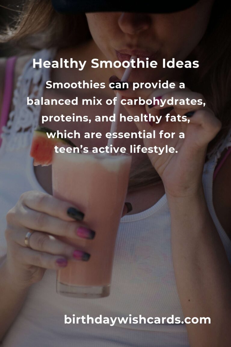 Delicious and Nutritious Smoothie Recipes for Teens