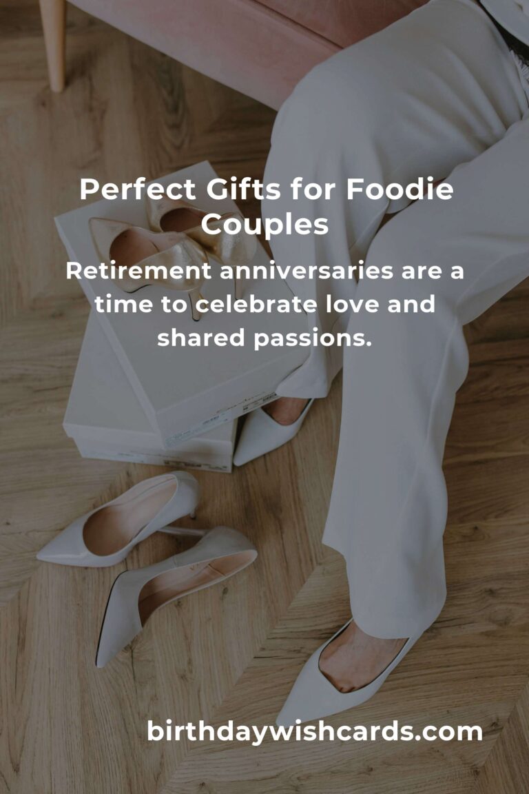 Deliciously Thoughtful: Perfect Retirement Anniversary Gifts for Food Lovers