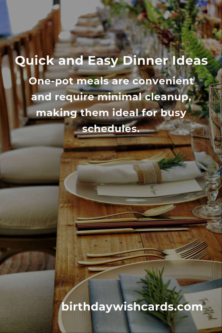 Dinner Ideas for Busy Professionals: A Complete Guide