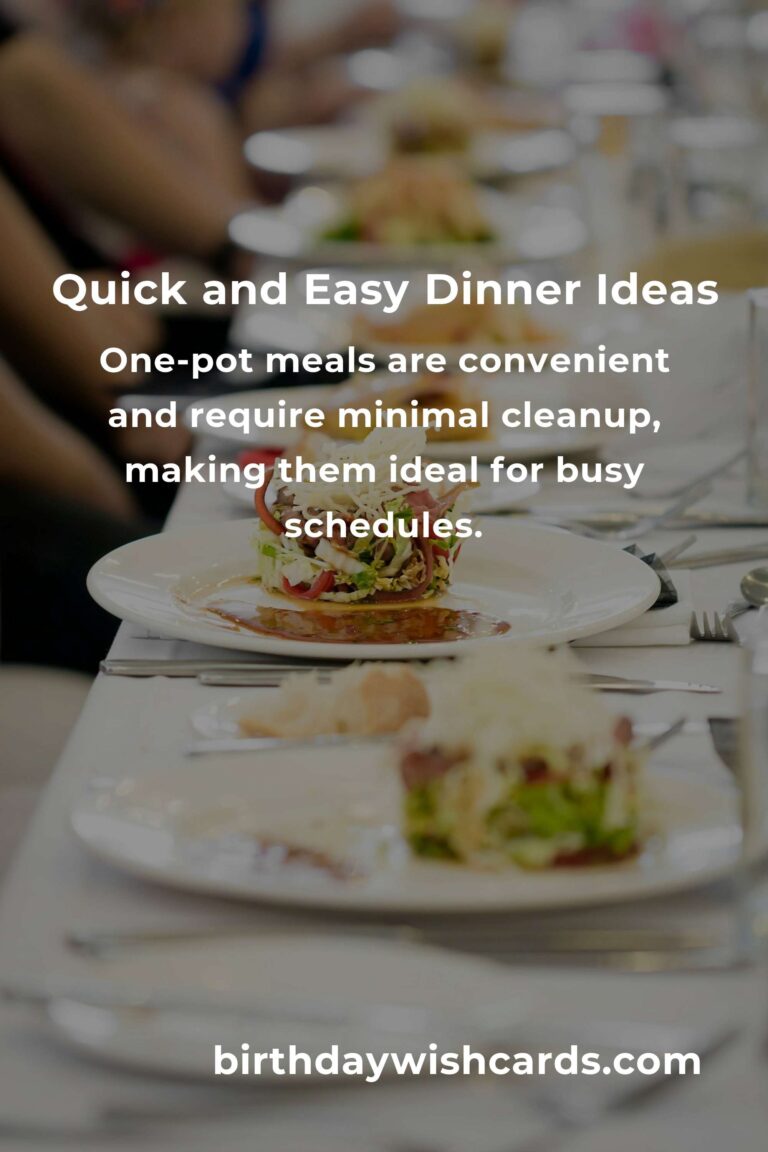 Dinner Ideas for Busy Professionals: A Complete Guide