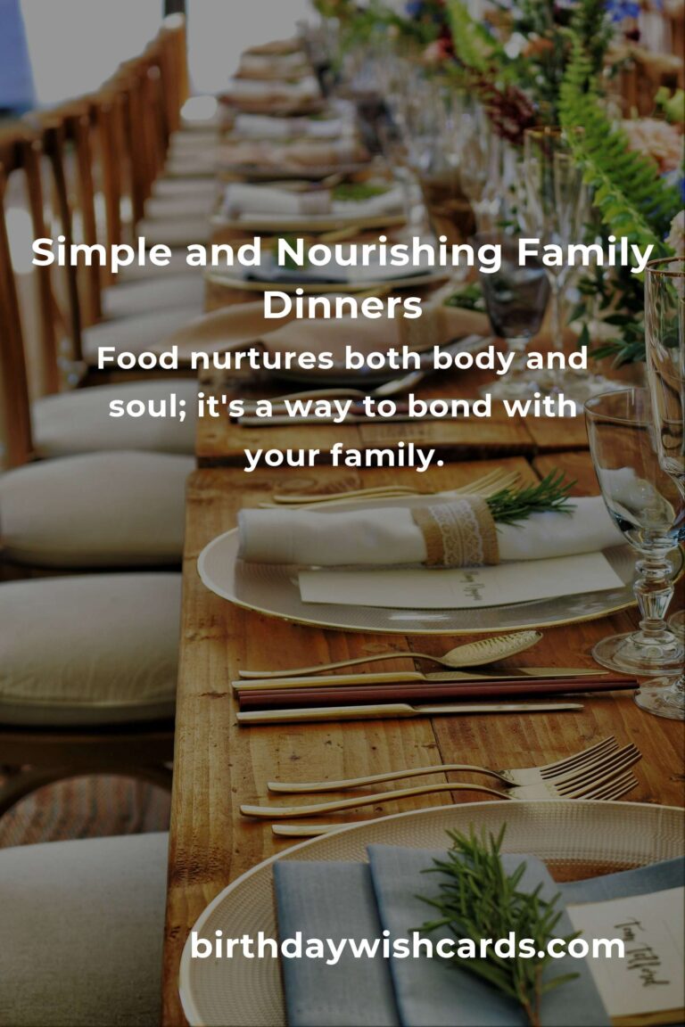 Dinner Ideas for Single Parents: A Heartfelt Guide to Nourishing Your Family