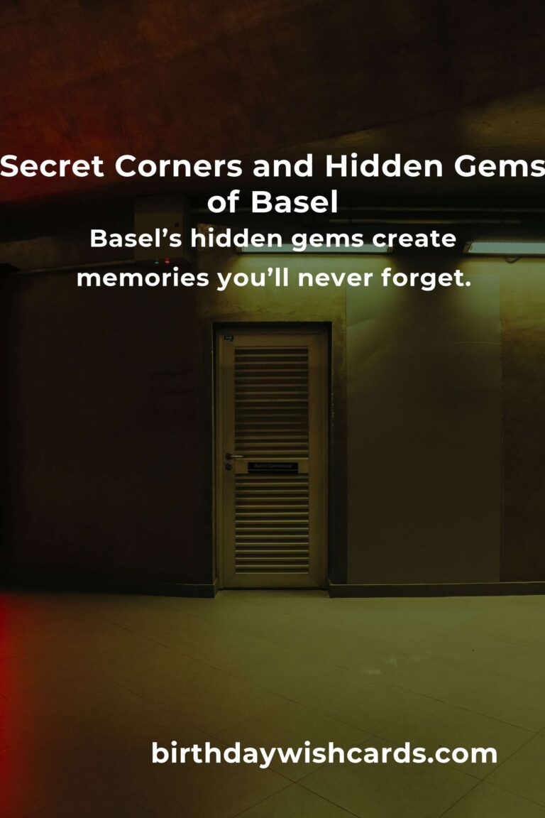 Discover Basel’s Hidden Gems: Secret Corners That Will Steal Your Heart