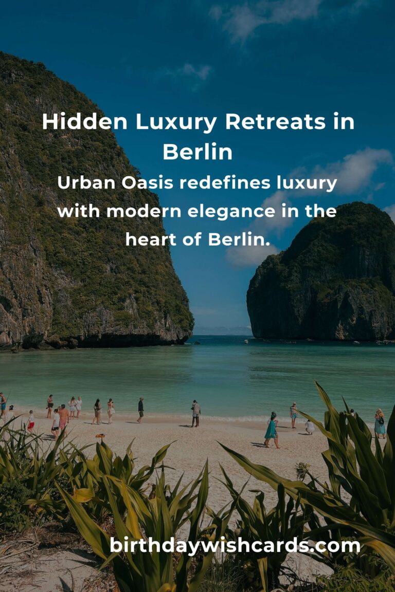 Discover Berlin’s Hidden Luxury Resorts: An Unforgettable Escape