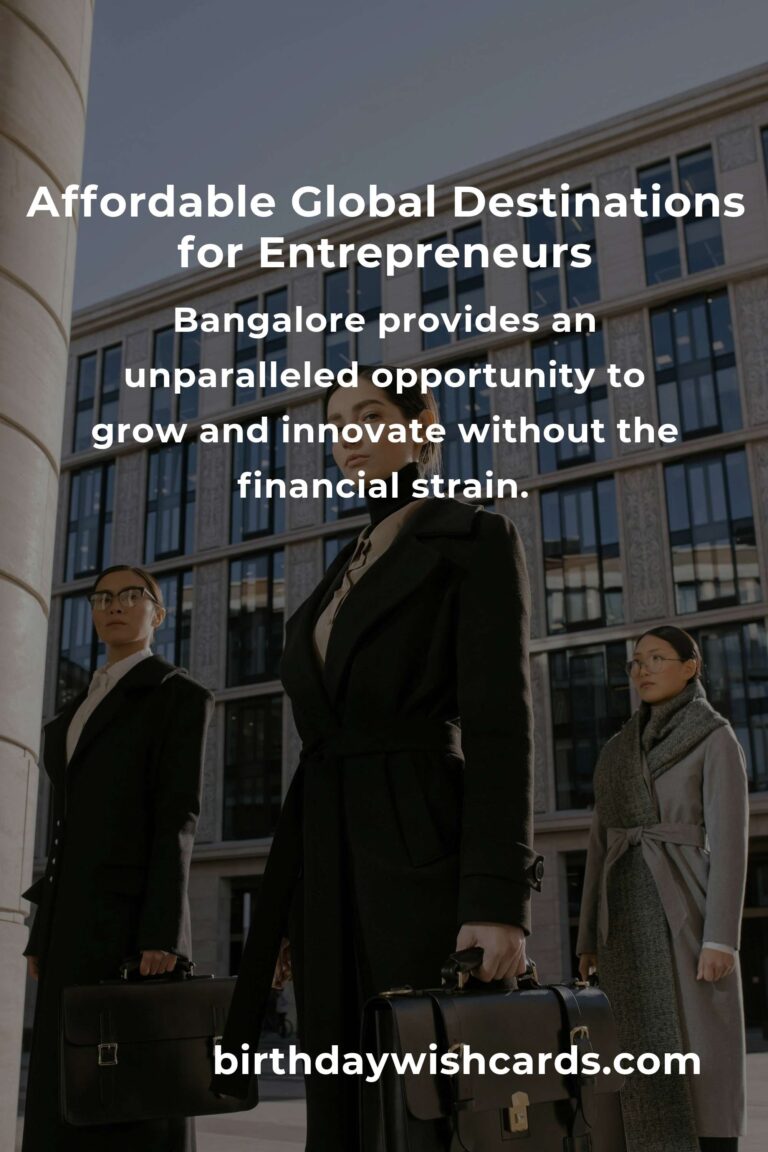 Discover Budget Destinations for Entrepreneurs in 2025: Where Dreams Meet Affordability
