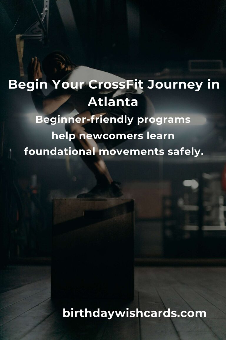 Discover CrossFit in Atlanta: Your Beginner's Journey to Strength and Community