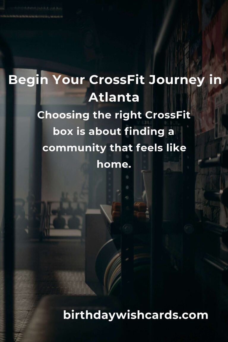 Discover CrossFit in Atlanta: Your Beginner's Journey to Strength and Community