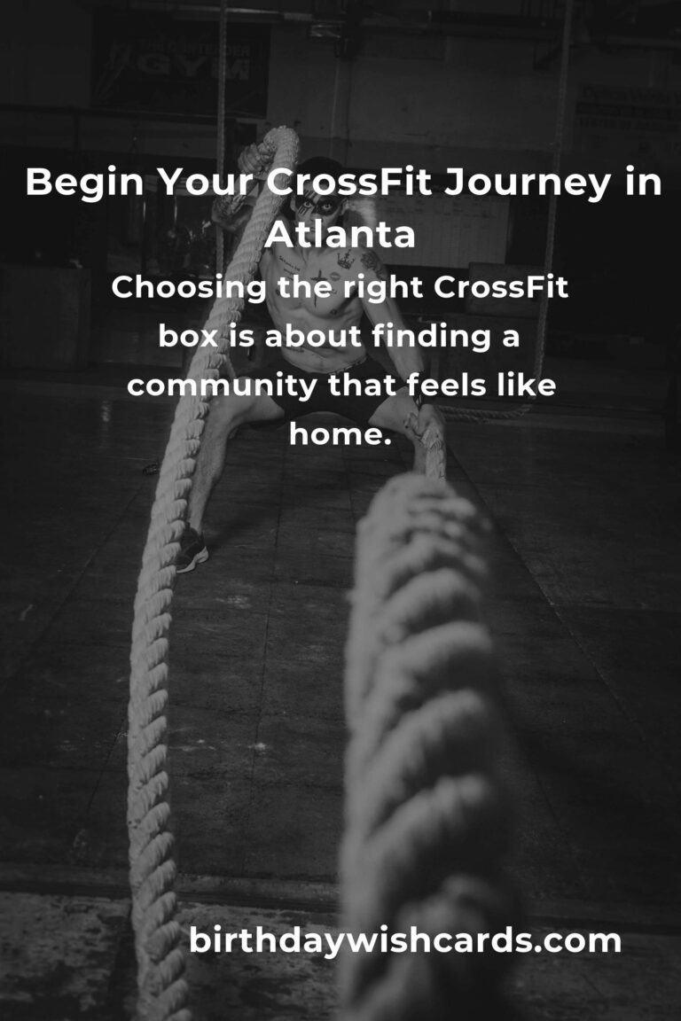 Discover CrossFit in Atlanta: Your Beginner's Journey to Strength and Community